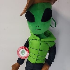 Alien Fresh Jerky 19" Area 51 USA Tall Thin Green Plush